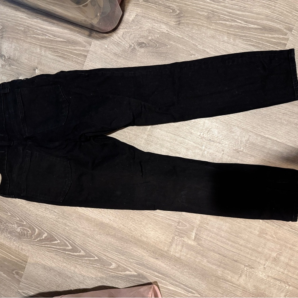 Abercrombie & Fitch Black Straight Leg Jeans